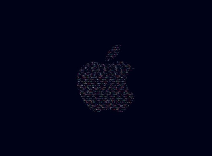 Wallpaper Apple Logo, WWDC 2018, 4K, OS 2921119487